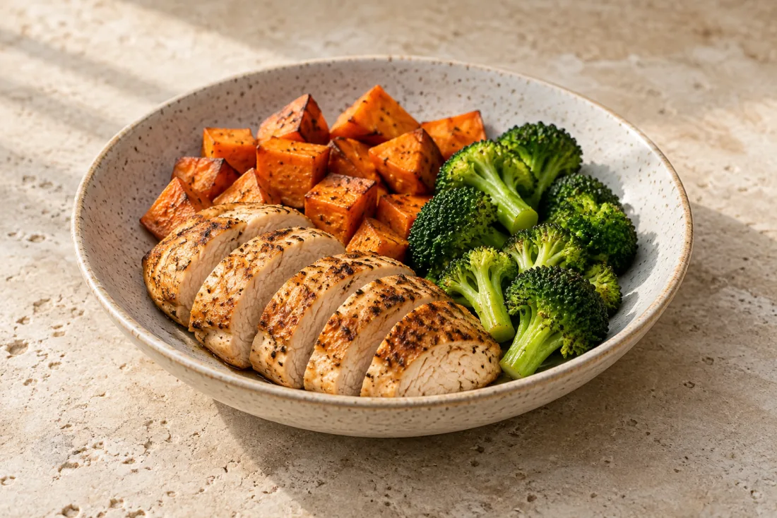 Cod & cooked greens — serving suggestion